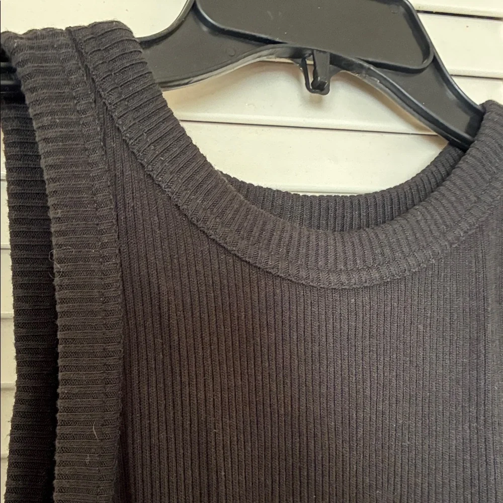 Old Navy Black Ribbed Maternity Maxi Dress (M) - Picture 6 of 6